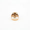 Bague 52 Bague fleur vintage en or jaune et blanc 18K et diamants 58 Facettes