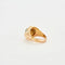 Bague 56 Bague tourbillon en or jaune 18K avec diamants 58 Facettes LMB-93