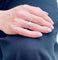 Bague 55 Hermès Ever Kelly - Bague alliance en platine GM 4 mm 58 Facettes LMB-104