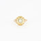 Bague 50 Bague en or rose 18K sertie d’un diamant 0,14 ct 58 Facettes