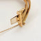 Bracelet Bracelet manchette tressé en maille tissée en or jaune 18K 58 Facettes