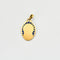 Pendentif Emile Dropsy - Médaille Vierge ovale en or jaune et émail plique-à-jour 58 Facettes