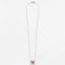 Collier Collier pendentif en or blanc 18K avec tourmaline rose et diamants 58 Facettes