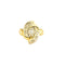 Bague 50 Bague tourbillon marquise en or jaune 18K et diamants 58 Facettes