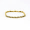 Bracelet Bracelet torsadé maille corde et vénitienne en or jaune et blanc 18K 58 Facettes LMB-197