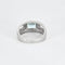 Bague 57.5 Bague bandeau topaze et diamants en or blanc 18K 58 Facettes LMB-200