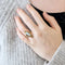 Bague 54 Bague marquise Art nouveau en or jaune 18K et opale 58 Facettes LMB-201
