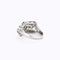 Bague 49 Bague lignes et volutes en or blanc et platine, sertie de diamants 58 Facettes