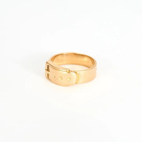Bague 52 Bague ceinture bandeau en or jaune rosé 18K 58 Facettes LMB-205