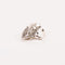 Bague 47 Bague marquise pavée de diamants en or blanc et platine 58 Facettes LMB-6