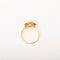 Bague 55 Bague marguerite en or jaune 18K perle, diamants et rubis 58 Facettes LMB-229