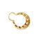 Boucles d'oreilles Boucles d’oreilles créoles à décor rayonnant en or jaune 18K 58 Facettes