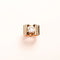 Bague 53 Bague Tank solitaire en or jaune 18K et platine avec diamant 58 Facettes