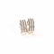 Boucles d'oreilles Boucles d'oreilles créoles en or blanc 18K pavées de diamants et diamants noirs 58 Facettes