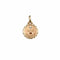 Pendentif Augis - Pendentif médaille d'amour en or jaune 18K et rubis 58 Facettes LMB-255