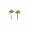 Boucles d'oreilles Boucles d'oreilles puces spirale en or jaune 18K et diamants 58 Facettes