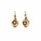 Boucles d'oreilles Boucles d'oreilles dormeuses en or jaune et or blanc avec diamants 58 Facettes
