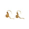 Boucles d'oreilles Boucles d'oreilles dormeuses en or jaune et or blanc avec diamants 58 Facettes