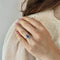 Bague 53.5 Bague ancienne hexagonale en or jaune 18K, saphir synthétique et diamants 58 Facettes LMB-271