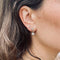 Boucles d'oreilles Boucles d’oreilles dormeuses en or deux tons et diamants 58 Facettes 53