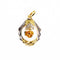 Pendentif Art Nouveau - Pendentif ancien à motif de roses en or 18K deux tons 58 Facettes LMB-287