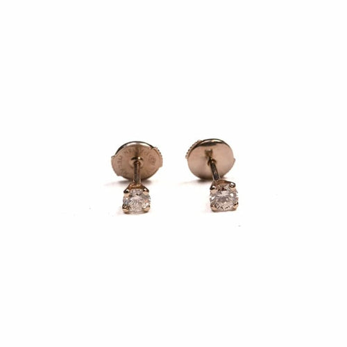 Boucles d'oreilles Boucles d’oreilles clous en or blanc 18K et diamants 58 Facettes 262
