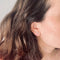Boucles d'oreilles Boucles d’oreilles clous en or blanc 18K et diamants 58 Facettes 262