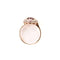 Bague 51 Bague marguerite ancienne en or rose 18K, rhodolite et diamants 58 Facettes LMB-265
