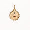 Pendentif Augis - Médaille d’amour ronde trois ors « Plus qu’hier moins que demain » 58 Facettes LMB-279