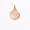 Pendentif Augis - Médaille d’amour ronde trois ors « Plus qu’hier moins que demain » 58 Facettes LMB-279