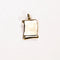 Pendentif Étoile d’Amour - Médaille parchemin en or jaune 18K et rubis de synthèse 58 Facettes LMB-272