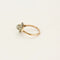 Bague 55 Bague marguerite ancienne en or rose et blanc et diamants 58 Facettes LMB-292