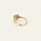 Bague 55 Bague marguerite ancienne en or rose et blanc et diamants 58 Facettes LMB-292