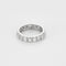 Bague 49 Alliance américaine - Bague en or blanc 18K et diamants 0,95 ct 58 Facettes LMB-294