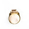Bague 54 Bague marguerite rubis et diamants en or jaune 18K 58 Facettes LMB-285