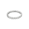 Bague 56 Alliance américaine en or blanc et diamants 1,25 ct 58 Facettes LMB-296