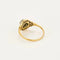 Bague 54 Bague ancienne entourage de diamants en or jaune 18K 58 Facettes LMB-293