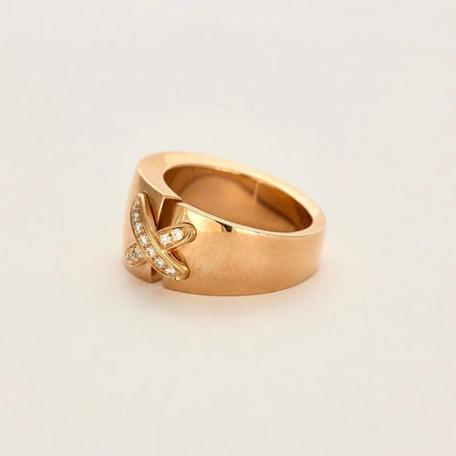 Bague 55 Chaumet Liens - Bague en or rose 18k et diamants 58 Facettes 38