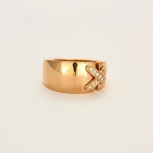 Bague 55 Chaumet Liens - Bague en or rose 18k et diamants 58 Facettes 38