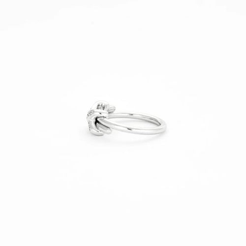 Bague 56 Chaumet Liens - Bague en or blanc 18k et diamants 58 Facettes