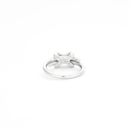 Bague 56 Chaumet Liens - Bague en or blanc 18k et diamants 58 Facettes