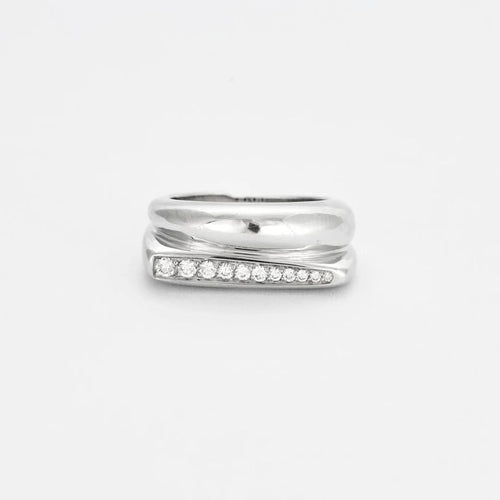 Bague 51 FRED Success - Bague en or blanc 18k et diamants 58 Facettes 88