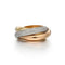 Bague 53 Cartier Trinity - Bague en or 18k et diamants 58 Facettes 66