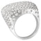 Bague 53 FRED Glory - Bague asymétrique en or blanc 18 k et diamants 58 Facettes