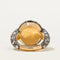 Bague 53 Pomellato Tango - Bague en or rose 18k, quartz fumé et diamants 58 Facettes