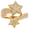 Bague 51.5 CHANEL Comète Géode - Bague en or jaune 18k et diamants 58 Facettes