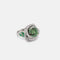 Bague 53 Dior Rose Bagatelle - Bague en or blanc 18k, tsavorites et diamants 58 Facettes