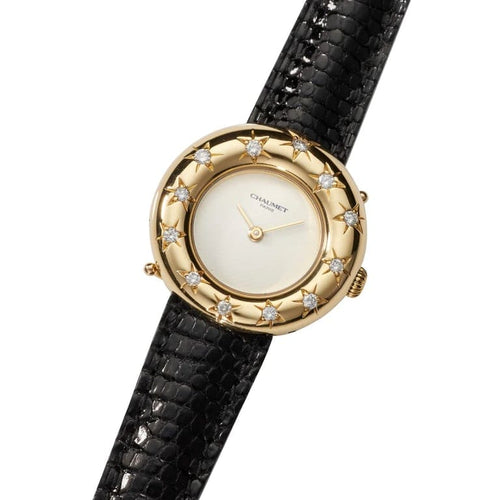 Montre Chaumet - Montre anneau en or jaune 18k et diamants 58 Facettes