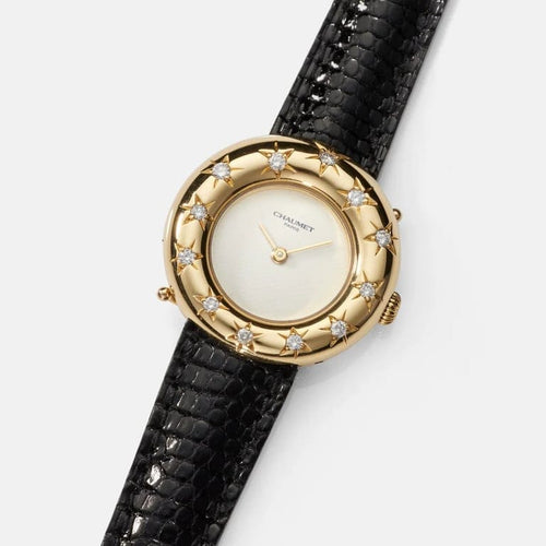 Montre Chaumet - Montre anneau en or jaune 18k et diamants 58 Facettes