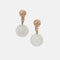 Boucles d'oreilles De Grisogono - Boucles d’oreilles boule en or rose 18k, diamants et cristal de roche 58 Facettes